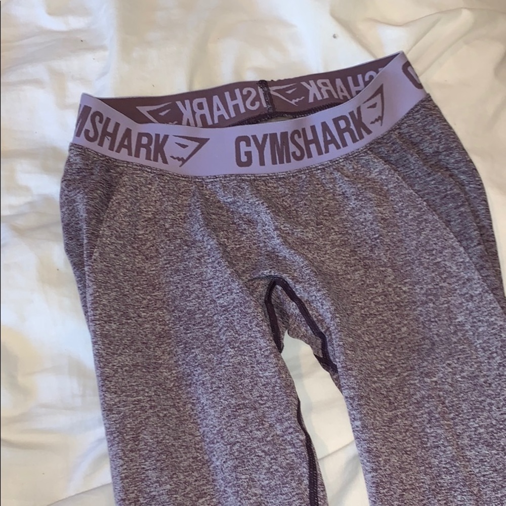 purple gymshark flex leggings